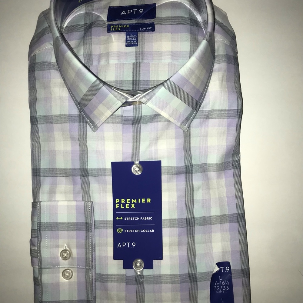 New Men’s Apt 9 Button Shirt